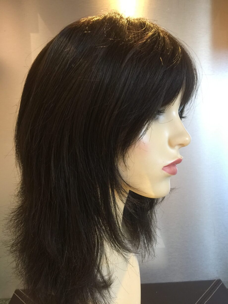 Long dark brown wig. Pplbrls735