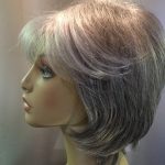 Silver grey wig. Pplgms741