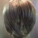 Silver grey wig. Pplgms741
