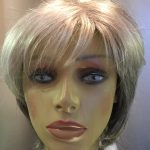 Silver grey wig. Pplgms741