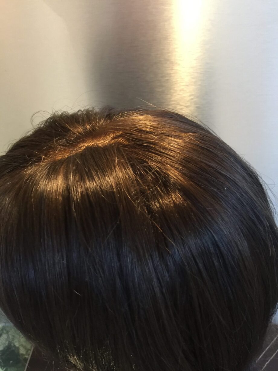 Long dark brown wig. Pplbrls735