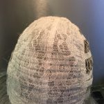 Silver grey wig. Pplgms741