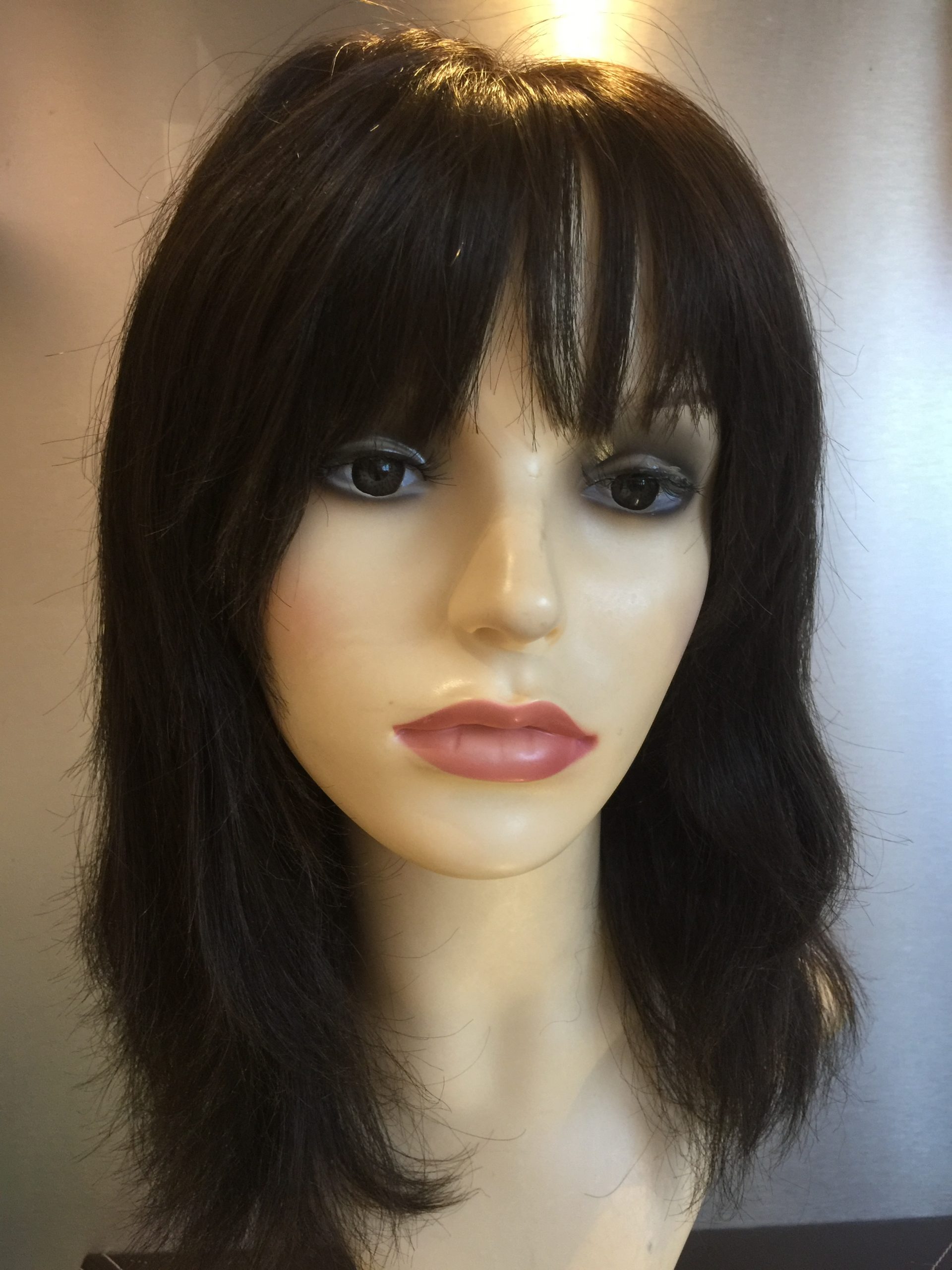 Long dark brown wig. Pplbrls735 – Wigbank