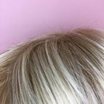 Blonde rooted.  Pplblms534