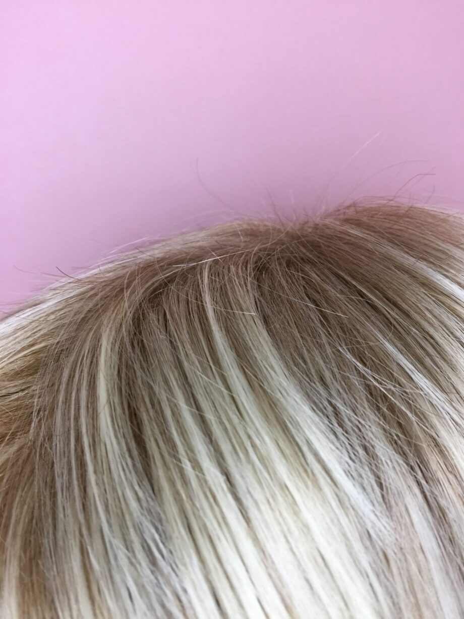 Blonde rooted.  Pplblms534