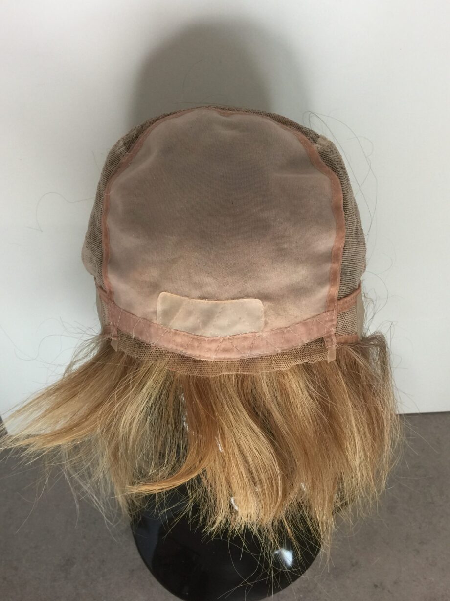 Human hair blonde.  Pplblms658
