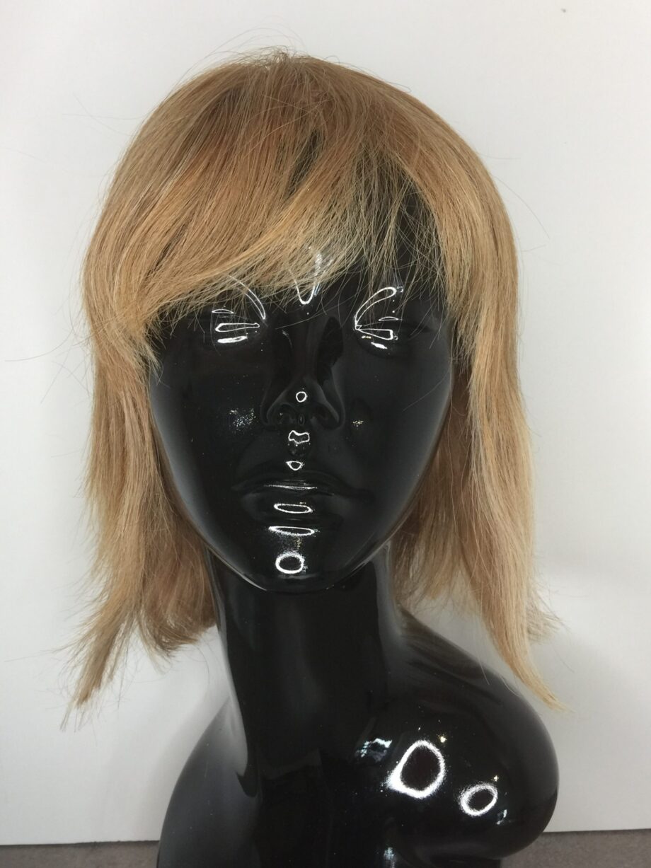 Human hair blonde.  Pplblms658