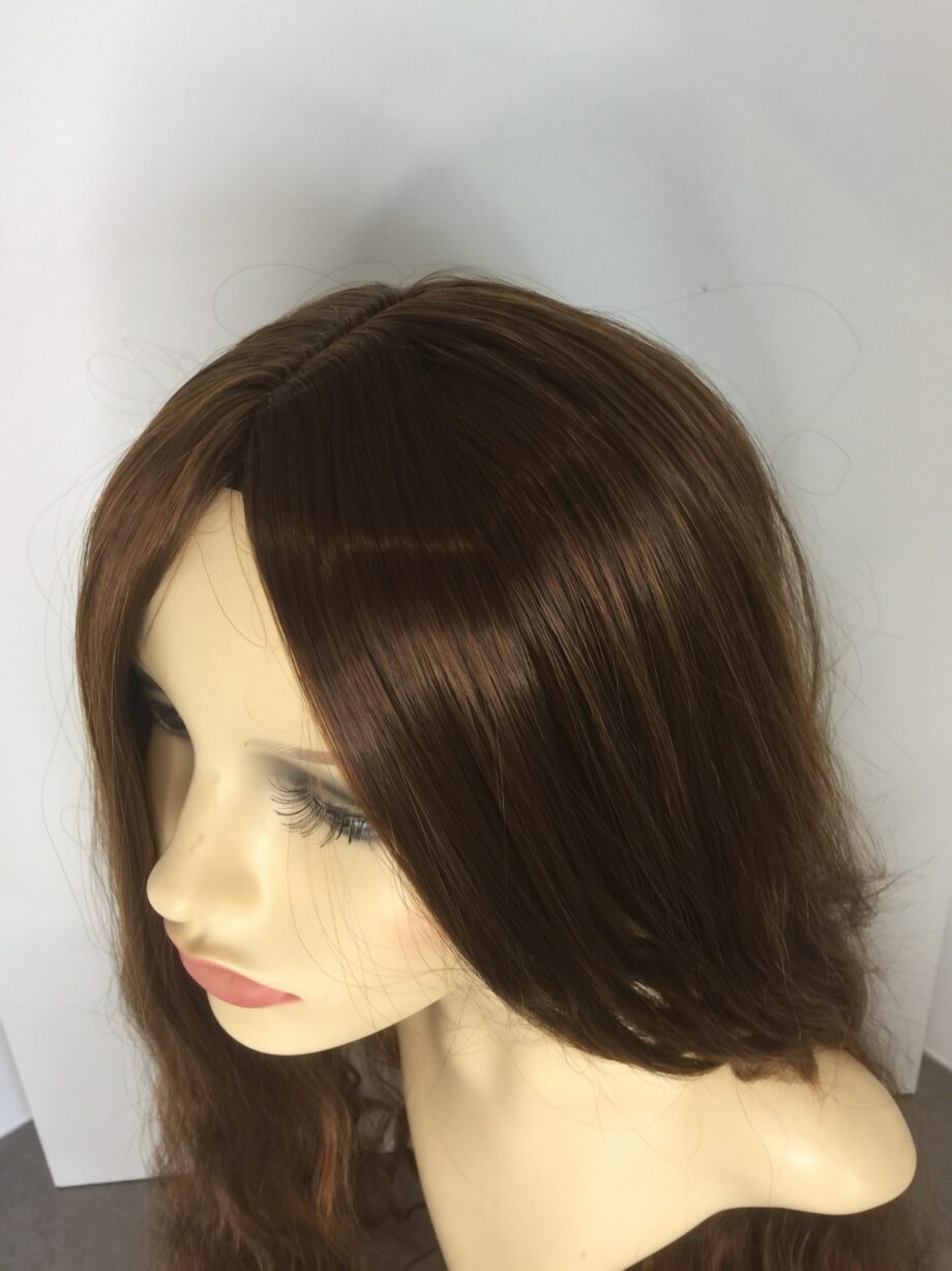 Long brown wavy wig. Pplbrlc751