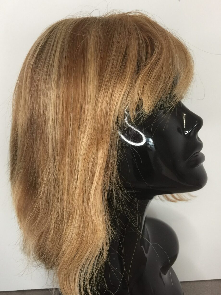Human hair blonde.  Pplblms658