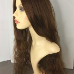Long brown wavy wig. Pplbrlc751