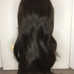 Long dark brown wig. Pplbrlw818
