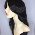 Long dark brown wig. Pplbrlw818