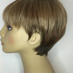 Rooted blonde short wig. Pplblss822