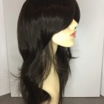 Long dark brown wig. Pplbrlw818