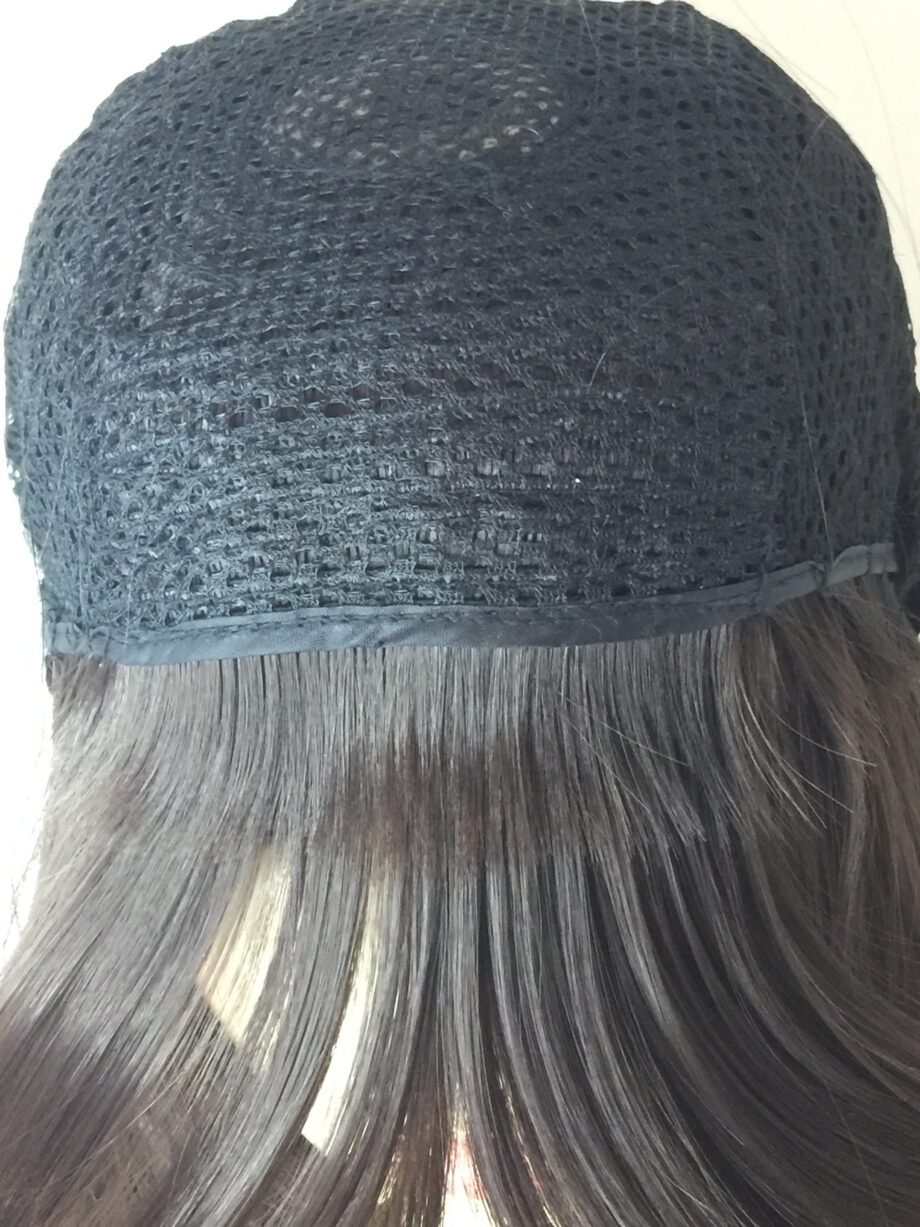 Long dark brown wig. Pplbrlw818