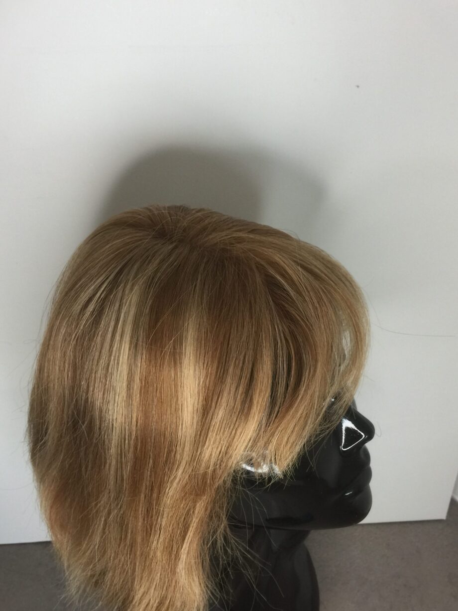 Human hair blonde.  Pplblms658