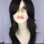 Long dark brown wig. Pplbrlw818