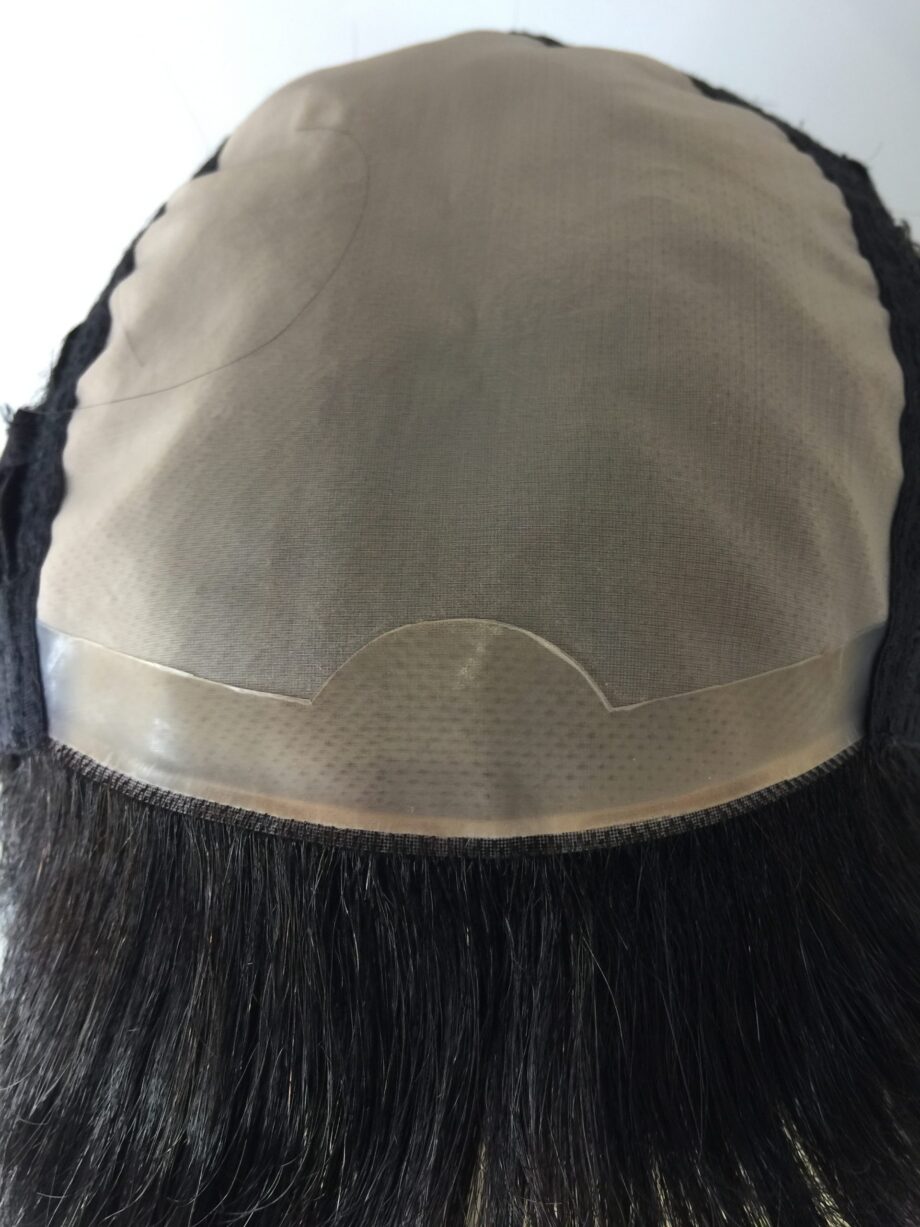 Dark brown wig. Pplbrss846