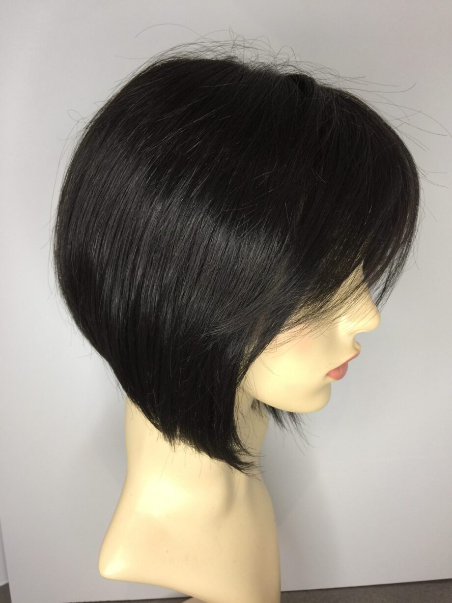 Dark brown wig. Pplbrss846
