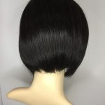 Dark brown wig. Pplbrss846
