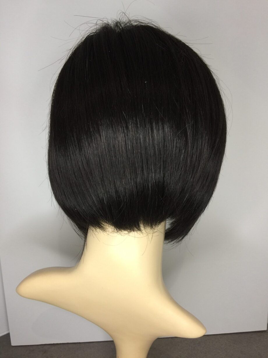 Dark brown wig. Pplbrss846