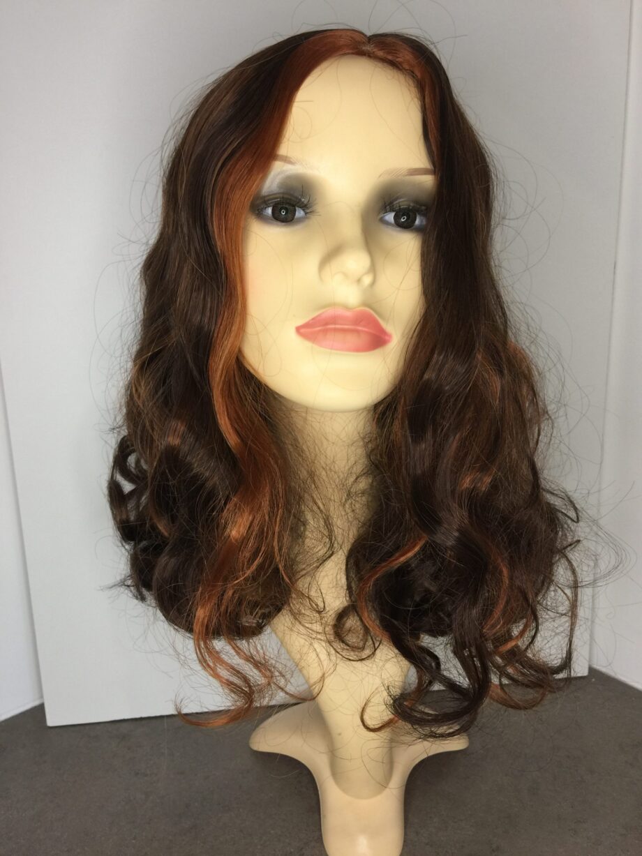 Long curly copper/brown. Pplbrlc663
