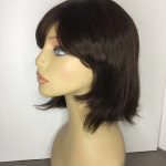 Dark brown wig. Pplbrms759