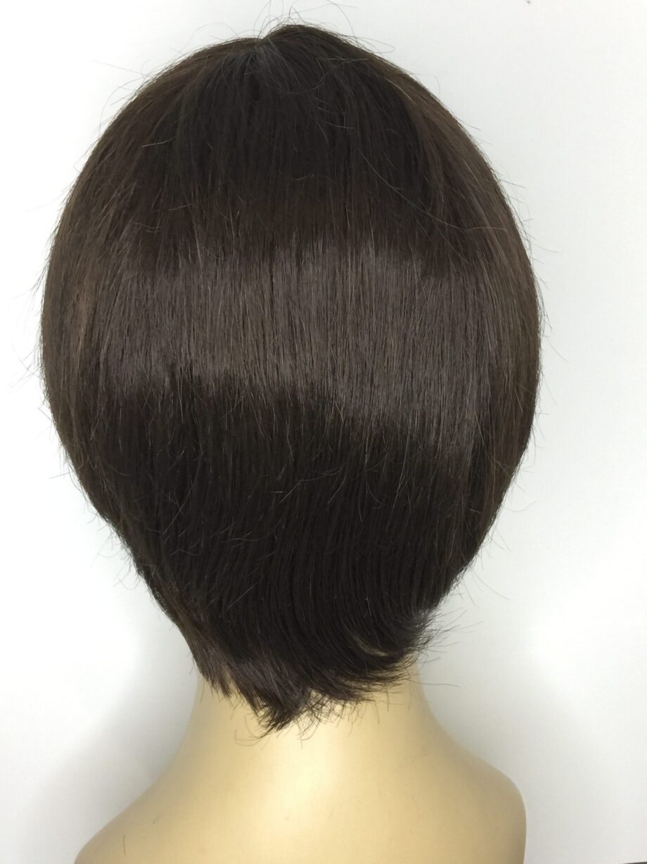 Dark brown short wig. Pplbess852