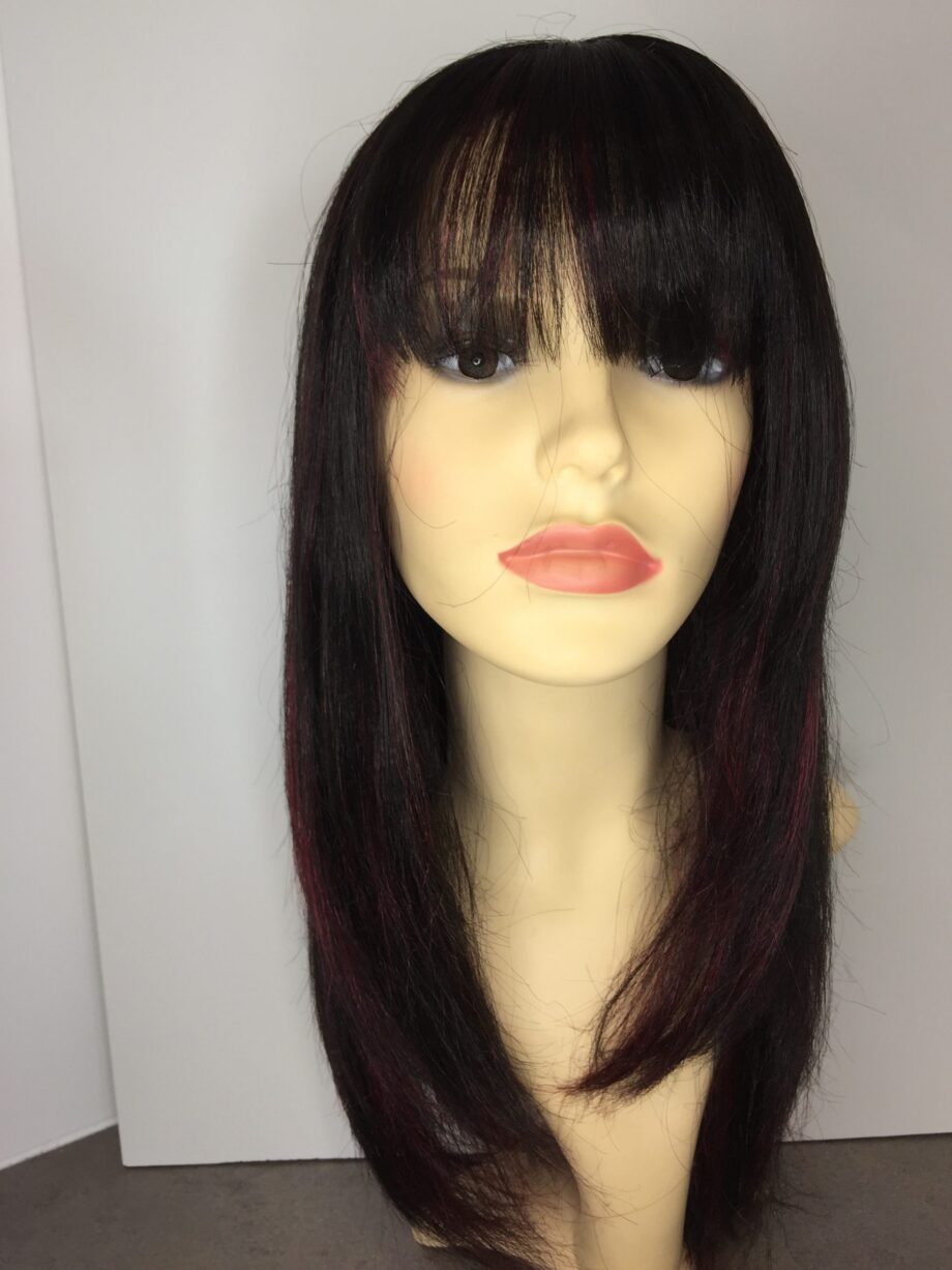 Long brown wig. Pplbrls849