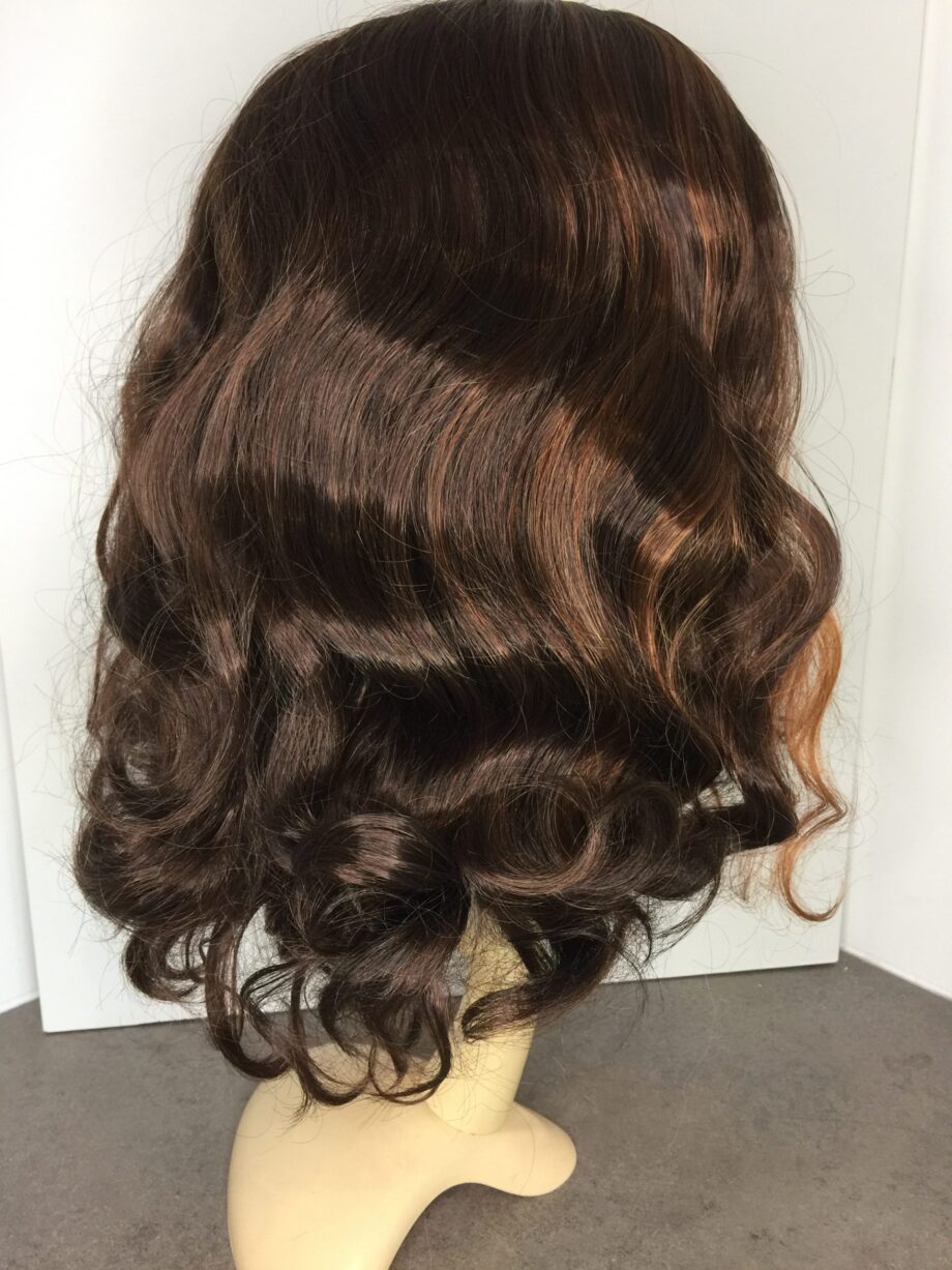 Long curly copper/brown. Pplbrlc663