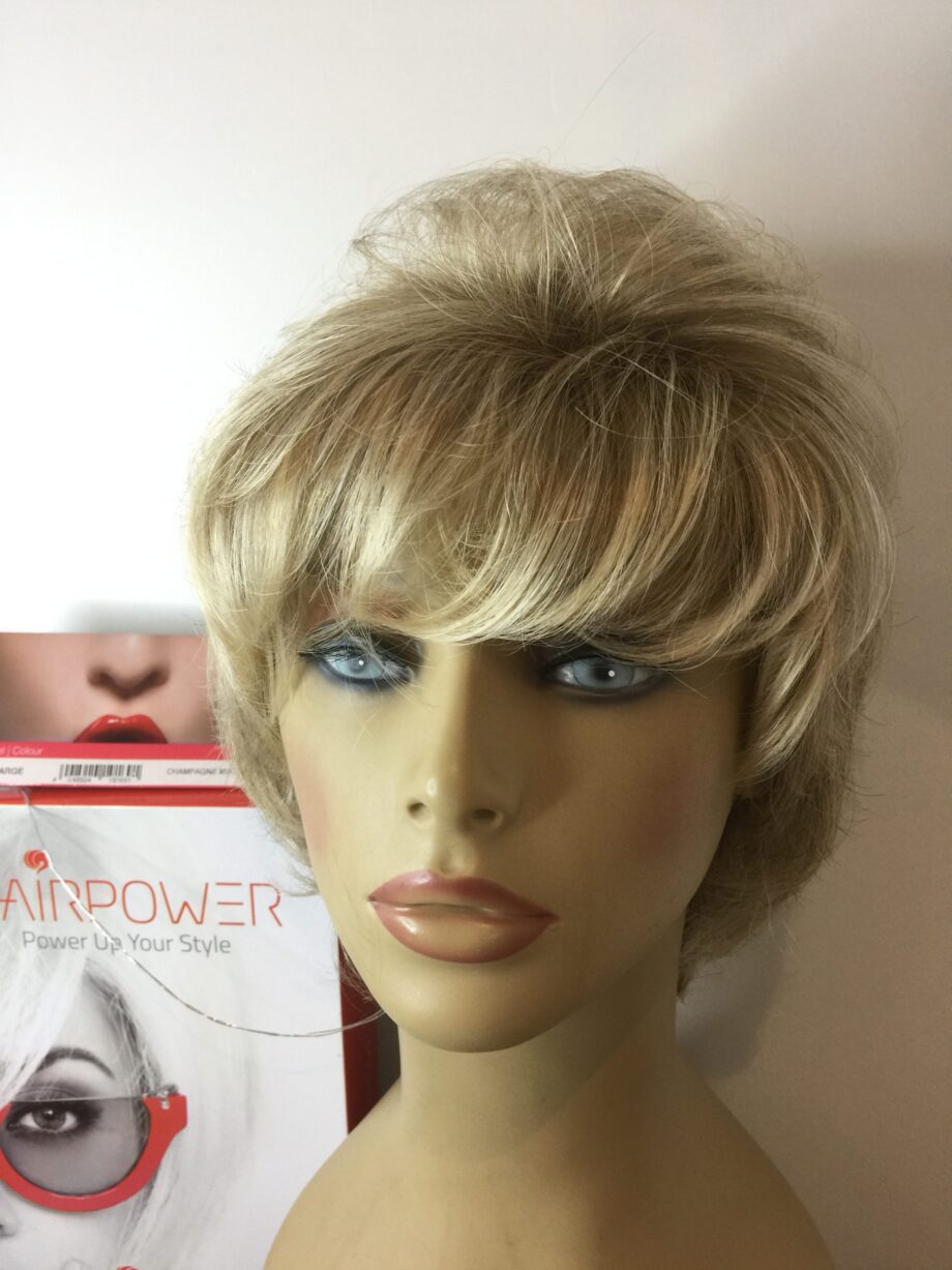 Large cap blonde wig. Bplbllc16