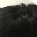 Short  Black wig. Bplblackss38