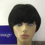 Short  Black wig. Bplblackss38