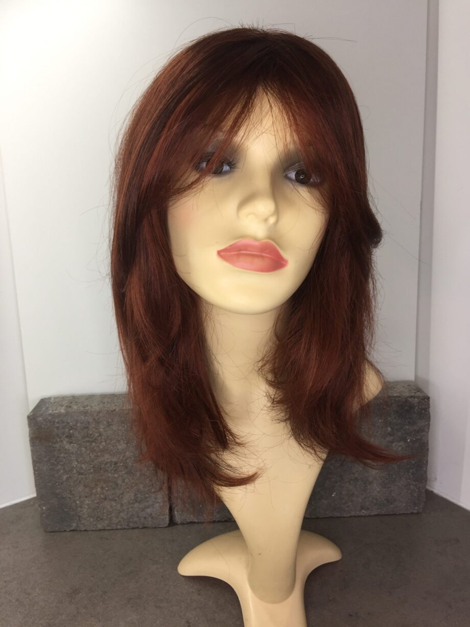 Long red wig.  Pplrls249
