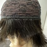 Black mid length wig. Pplblms780