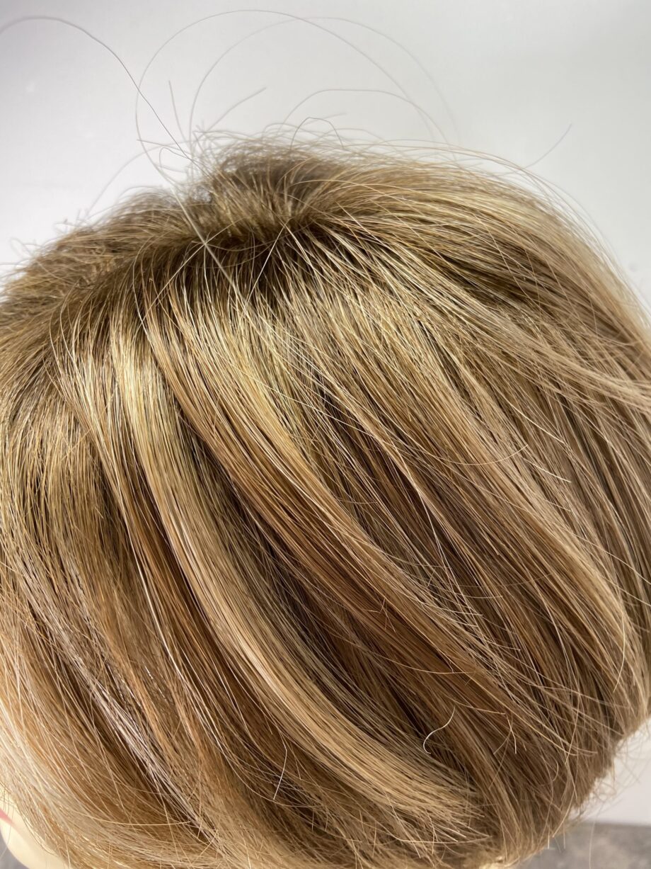 Brown highlighted wig. Pplbrms779