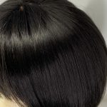 Black mid length wig. Pplblms780