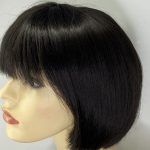 Black mid length wig. Pplblms780