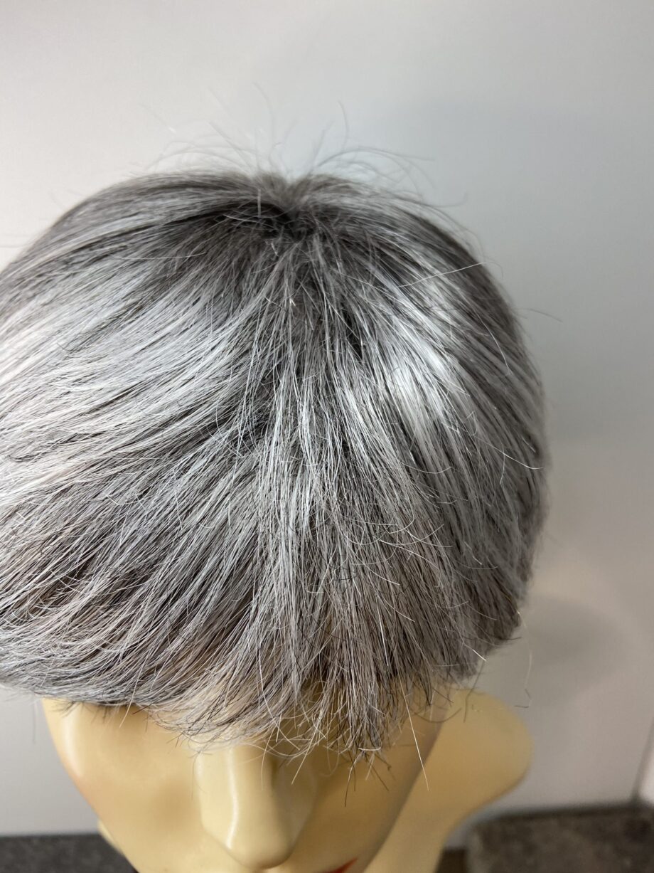Short silver grey wig. Plgss6026