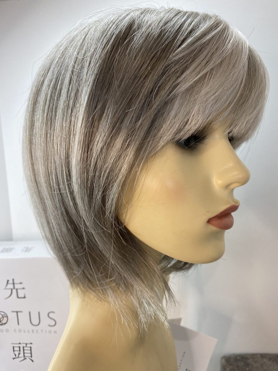 New soft cap silver wig. Bngms62