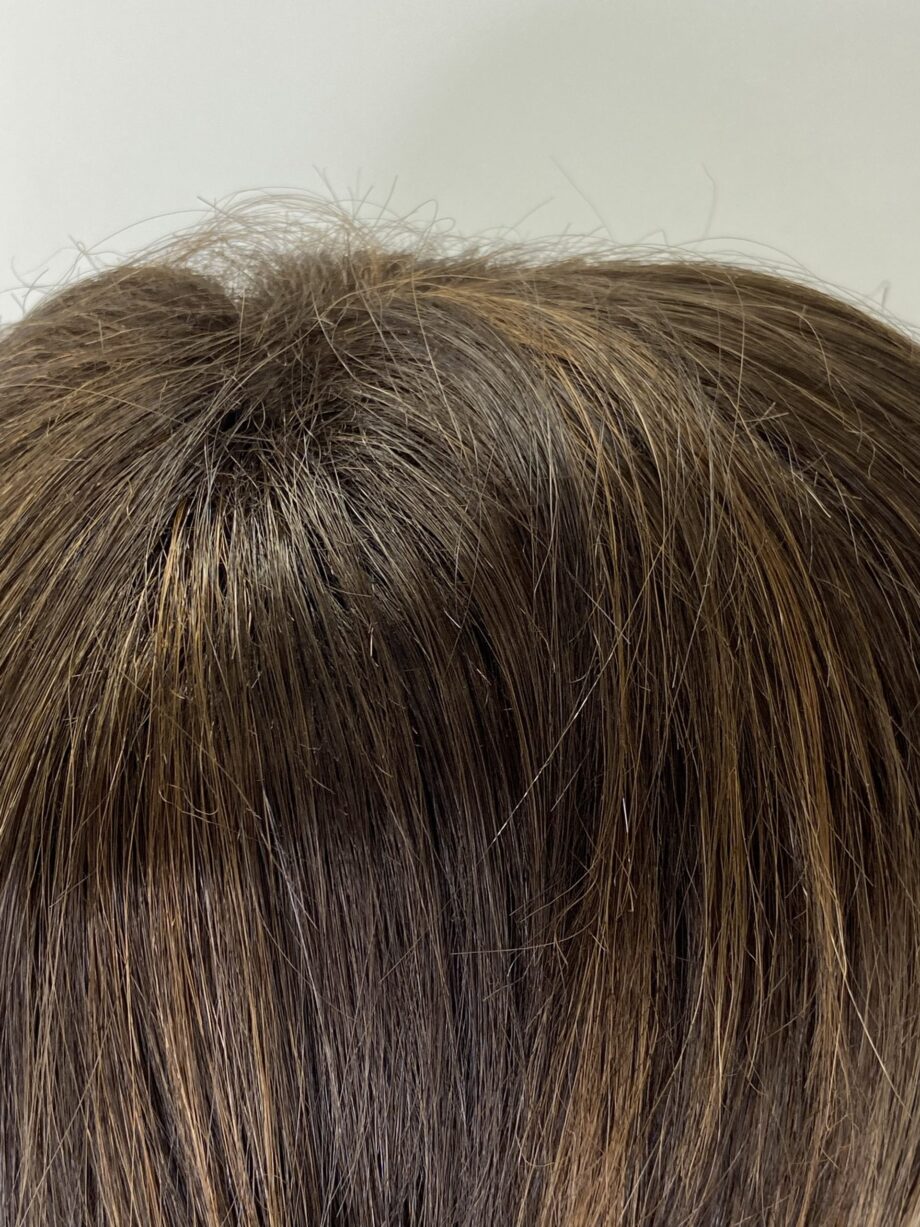 Mid length brown wig. Pplbrms789