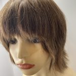 Human hair soft cap wig. Pplbrms7993