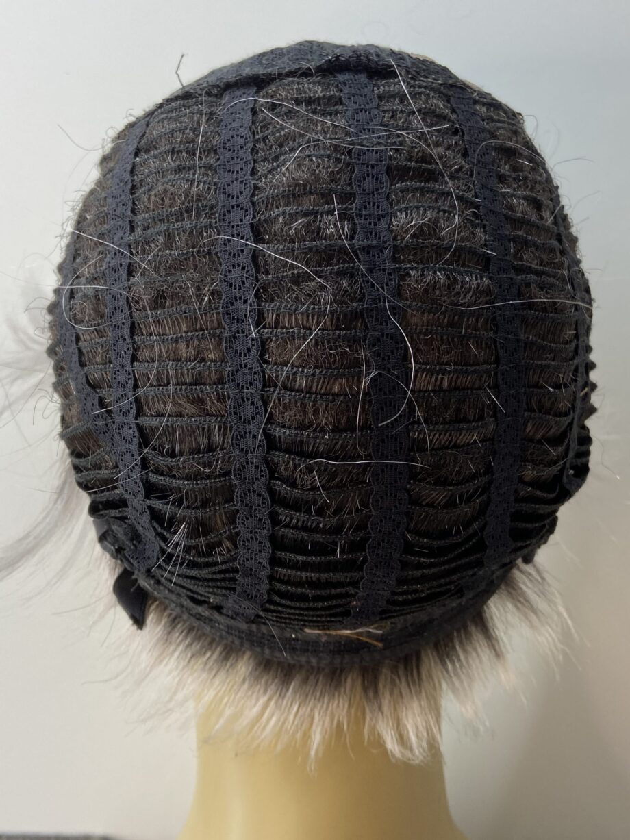 Rooted silver grey wig. Pplgss301