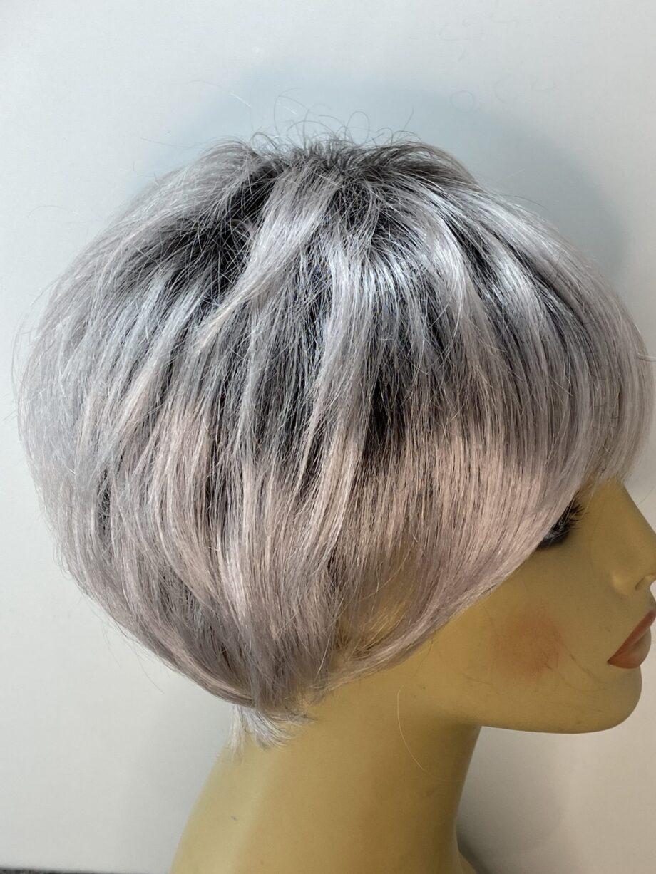 Rooted silver grey wig. Pplgss301