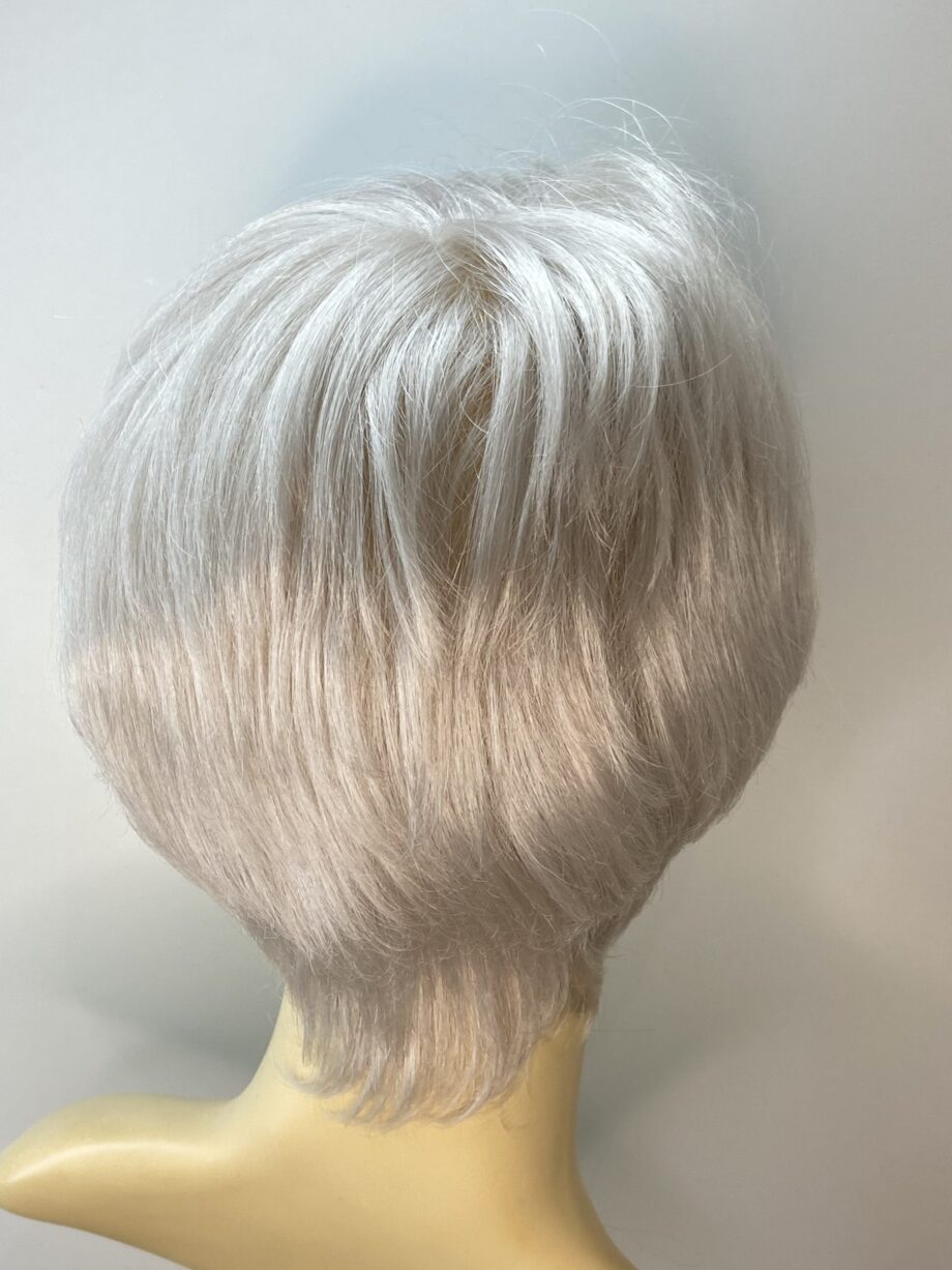 Silver soft cap wig. Pplbrss300