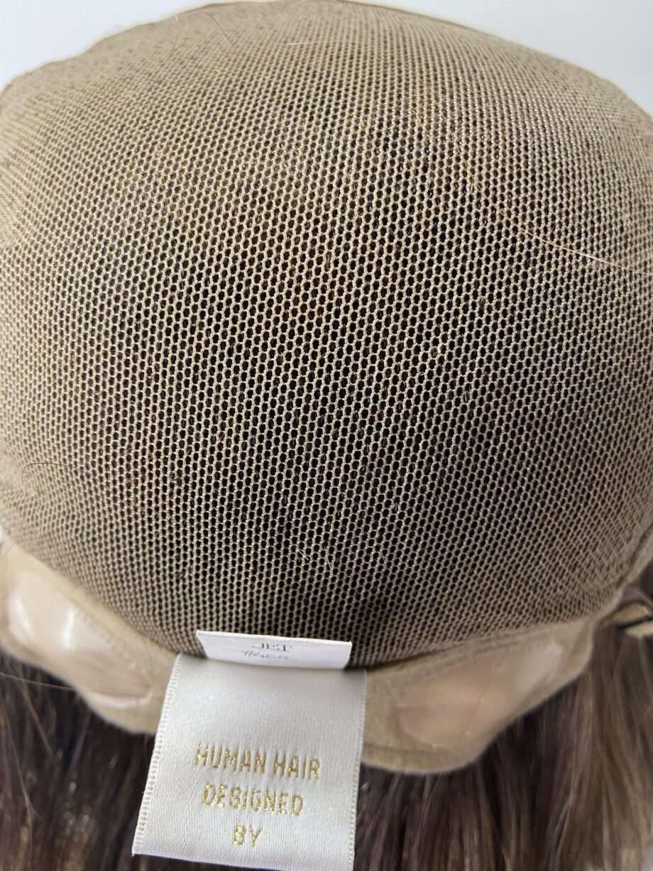 Human hair soft cap wig. Pplbrms7993