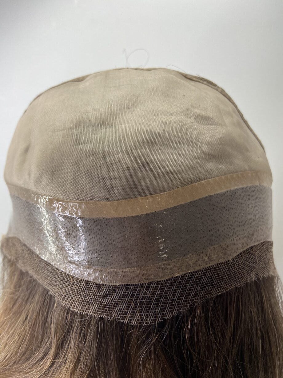 Human hair soft cap wig. Pplbrms7993