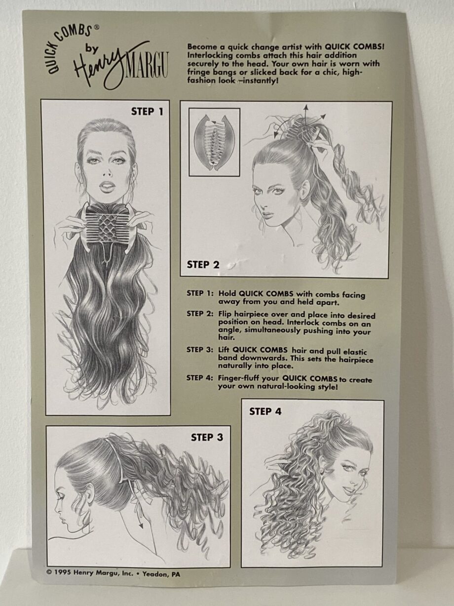 New quick comb blonde. Newhaircomb8998