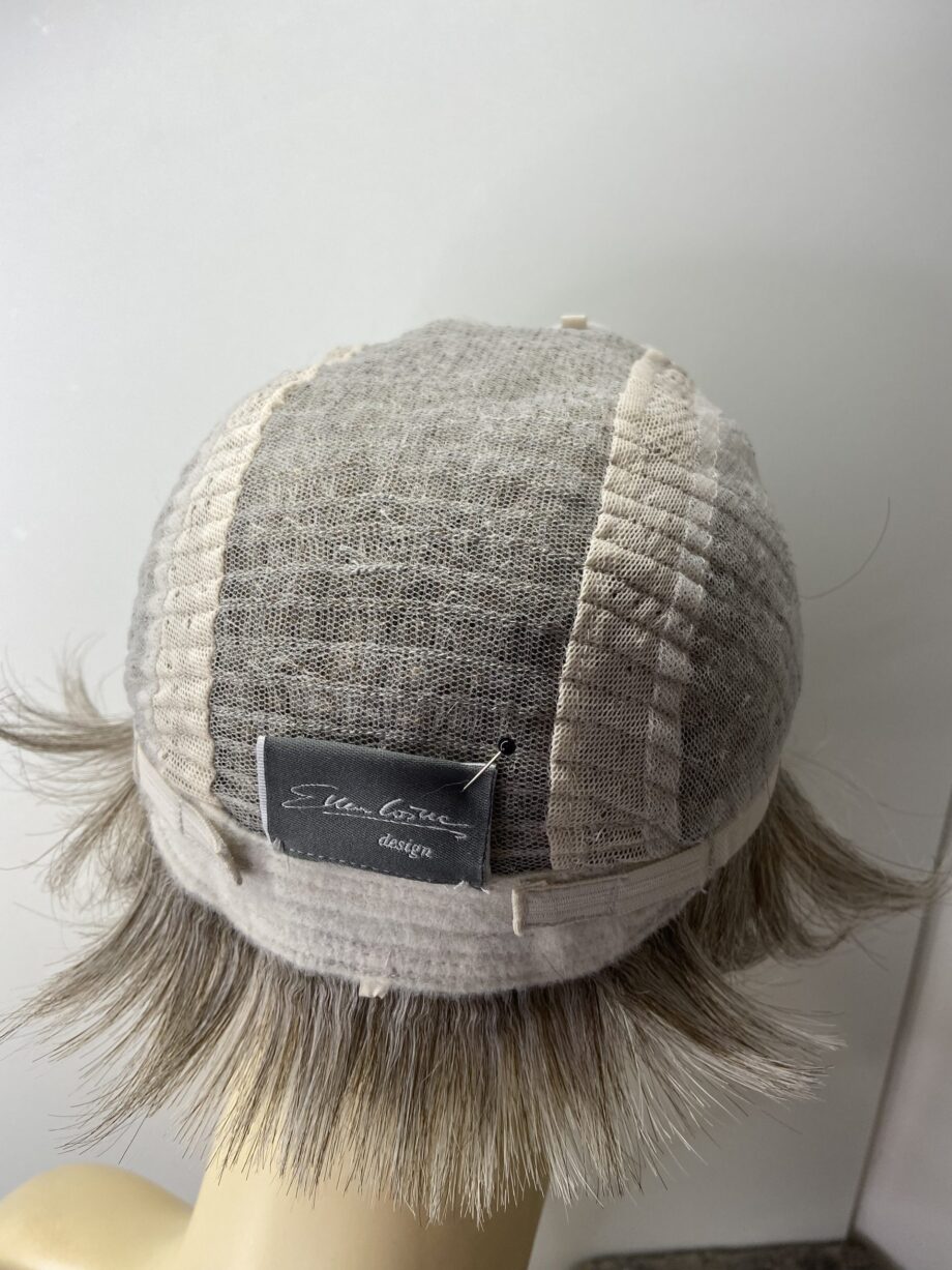 Soft cap silver grey wig. Pplgsw797