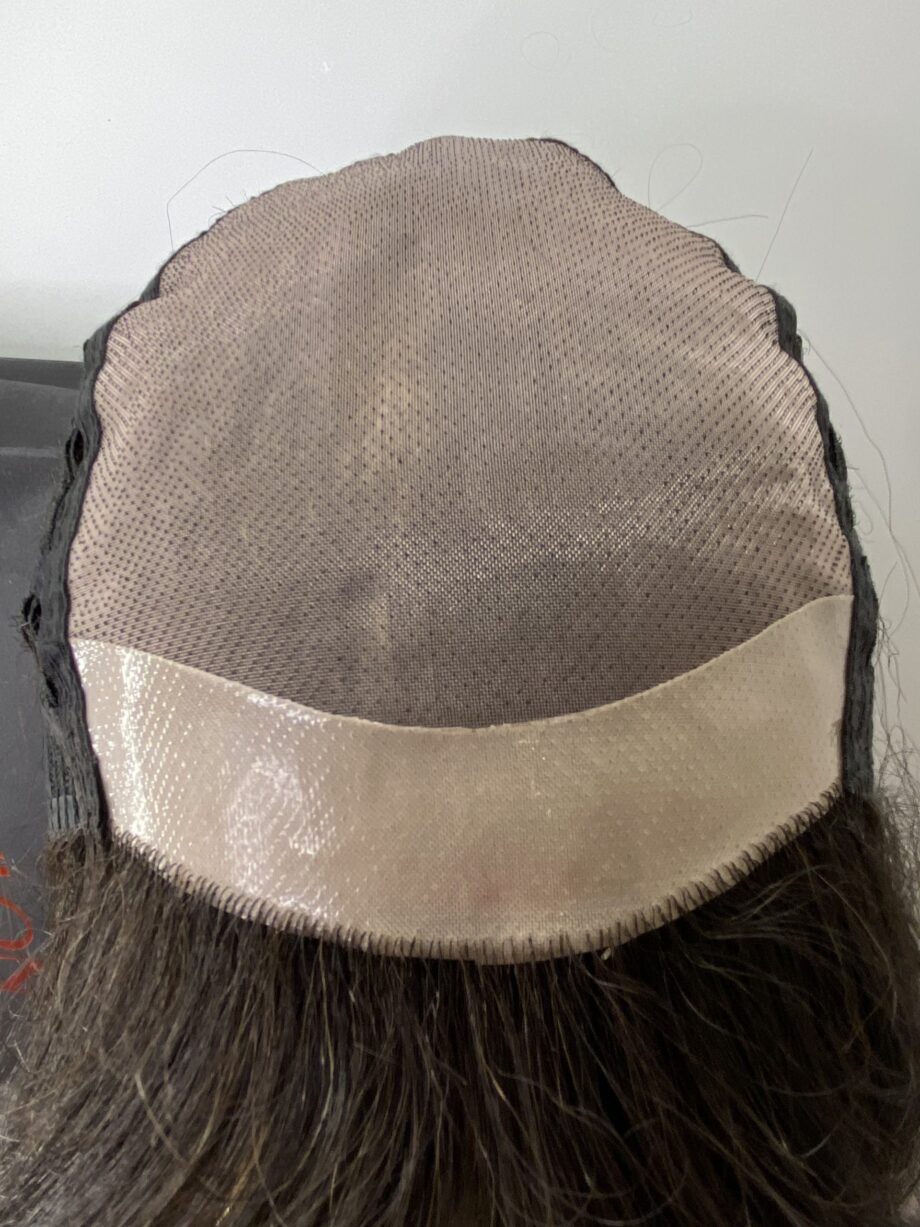 Long brown wig in box. Bbrls75